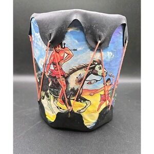 Vintage Children's Native American Indian Themed Tom Tom Drum
